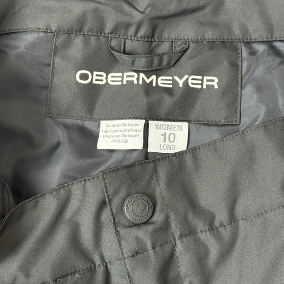 Obermeyer Sugarbush Snow Pants Women's Size 10 Long Black Stretch Ski Snowboard - Picture 14 of 16
